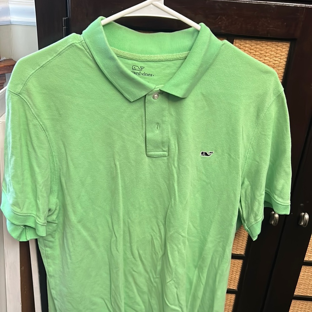 Vineyard vines polo green L